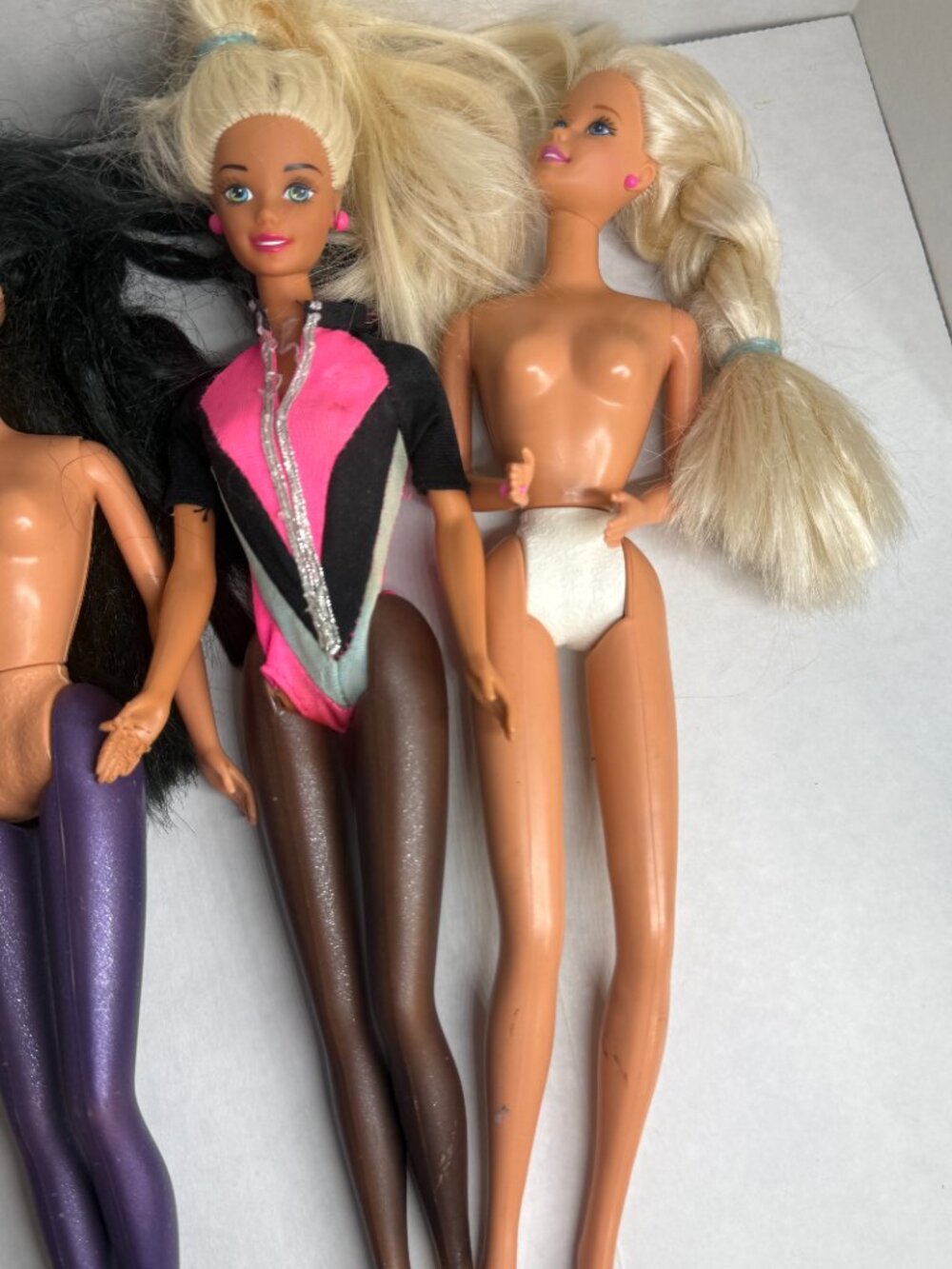 7x Vintage Barbie Doll Lot Some Nude Dolls Indonesia Malaysia China Disney - Picture 7 of 9